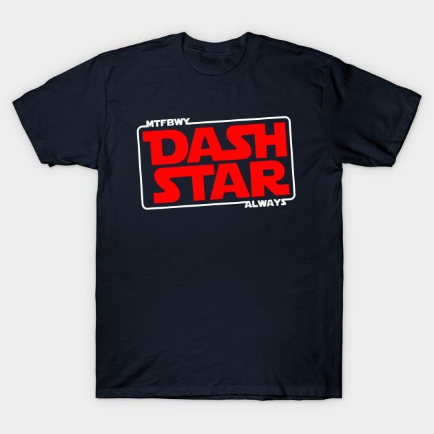 Dash Star "Empire Strikes Back" Red Logo T-Shirt by DashStarWars